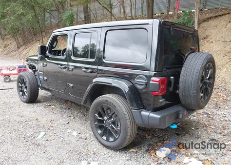 2024 Jeep Wrangler 4Xe Sahara 4Xe from USA, damaged, VIN 1C4RJXP60RW149803